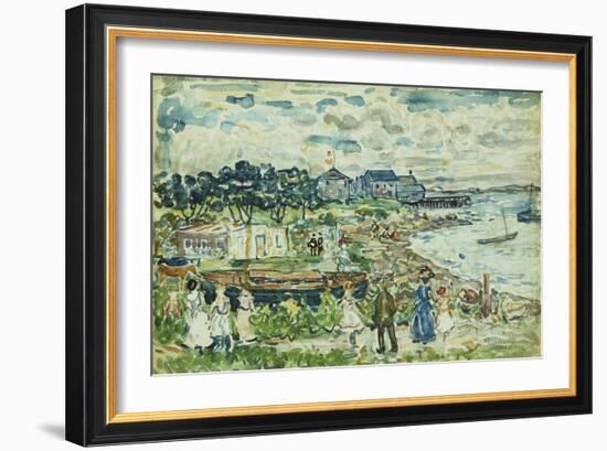 The Cove-Maurice Brazil Prendergast-Framed Giclee Print