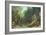 The Covered Stream, or the Dark Stream, 1865-Gustave Courbet-Framed Giclee Print