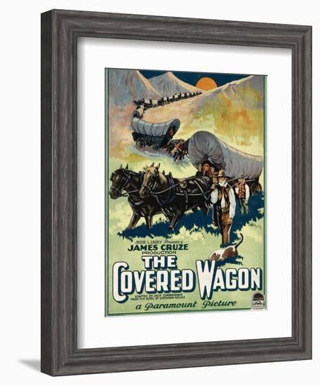 The Covered Wagon, 1923-null-Framed Art Print