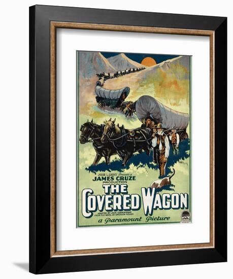 The Covered Wagon, 1923-null-Framed Art Print