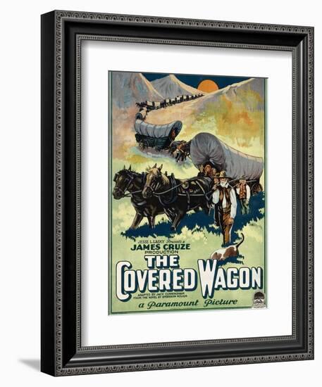 The Covered Wagon, 1923-null-Framed Art Print