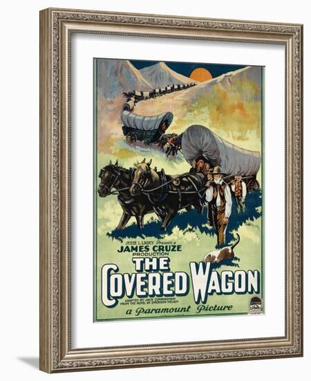 The Covered Wagon, 1923-null-Framed Art Print