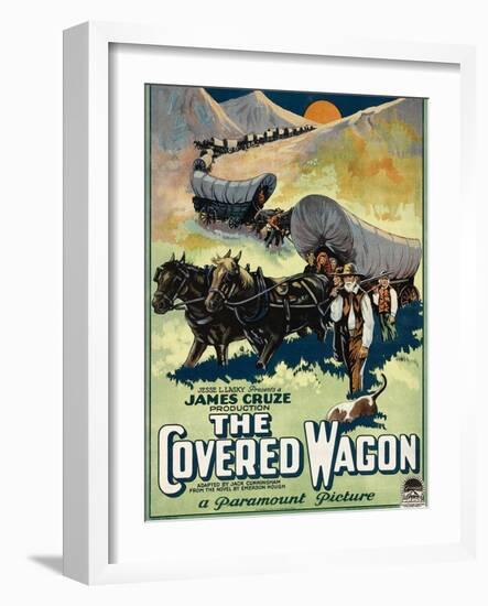 The Covered Wagon, 1923-null-Framed Art Print