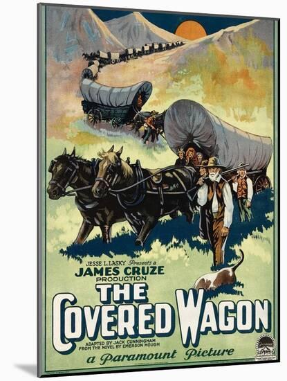 The Covered Wagon, 1923-null-Mounted Art Print