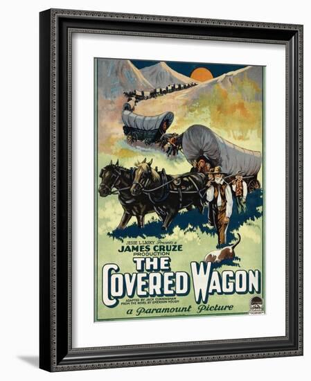 The Covered Wagon, 1923-null-Framed Art Print