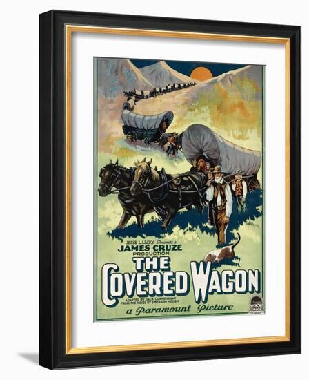 The Covered Wagon, 1923-null-Framed Art Print