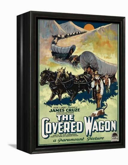 The Covered Wagon, 1923-null-Framed Stretched Canvas