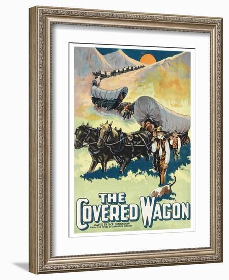 The Covered Wagon-null-Framed Art Print