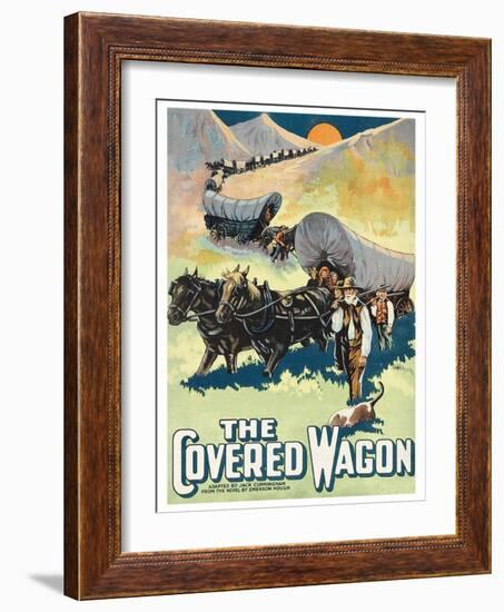 The Covered Wagon-null-Framed Art Print