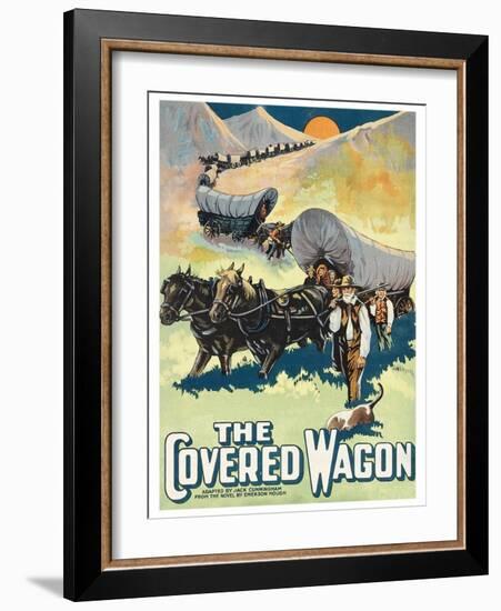 The Covered Wagon-null-Framed Art Print