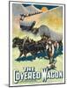 The Covered Wagon-null-Mounted Art Print