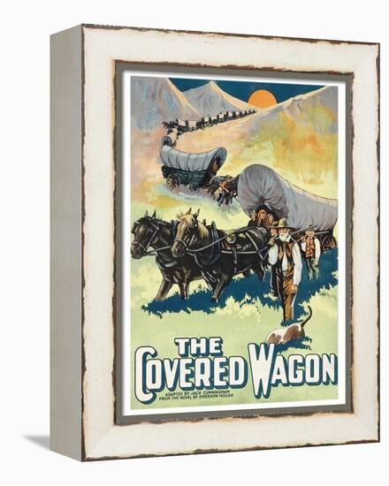 The Covered Wagon-null-Framed Stretched Canvas