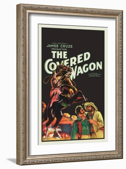 The Covered Wagon-null-Framed Art Print