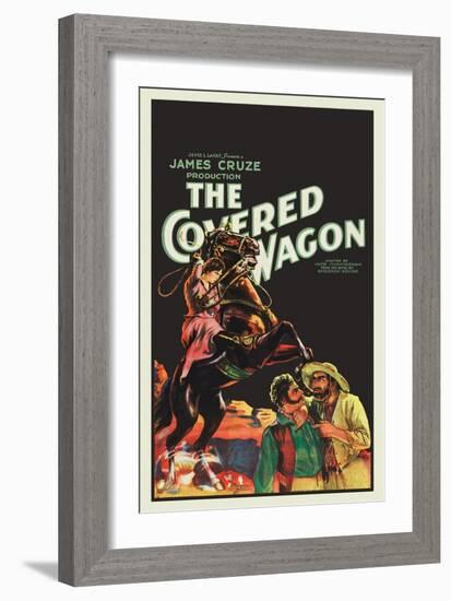 The Covered Wagon-null-Framed Art Print