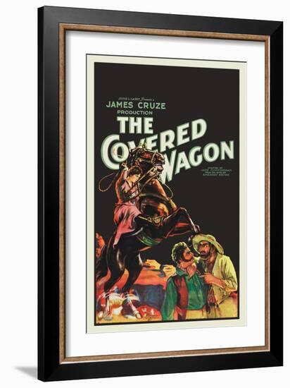 The Covered Wagon-null-Framed Art Print