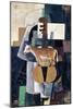 The Cow and the Violin, 1913-Kazimir Severinovich Malevich-Mounted Giclee Print