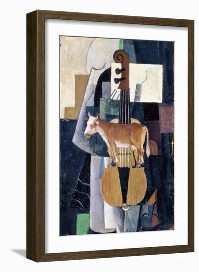 The Cow and the Violin-Kasimir Malevich-Framed Giclee Print