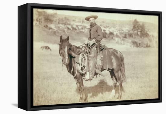 The Cow Boy-John C.H. Grabill-Framed Stretched Canvas