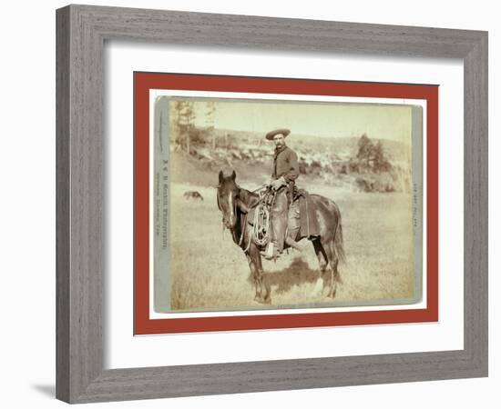 The Cow Boy-John C. H. Grabill-Framed Giclee Print