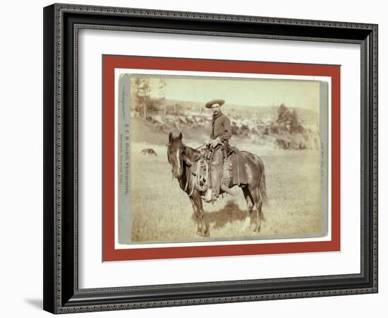 The Cow Boy-John C. H. Grabill-Framed Giclee Print
