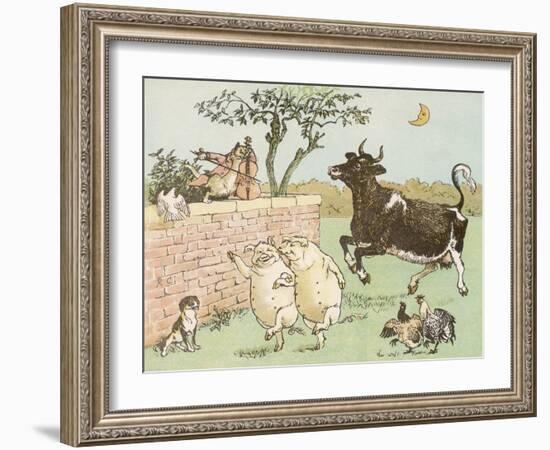 The Cow Jumped Over the Moon-Randolph Caldecott-Framed Premium Photographic Print