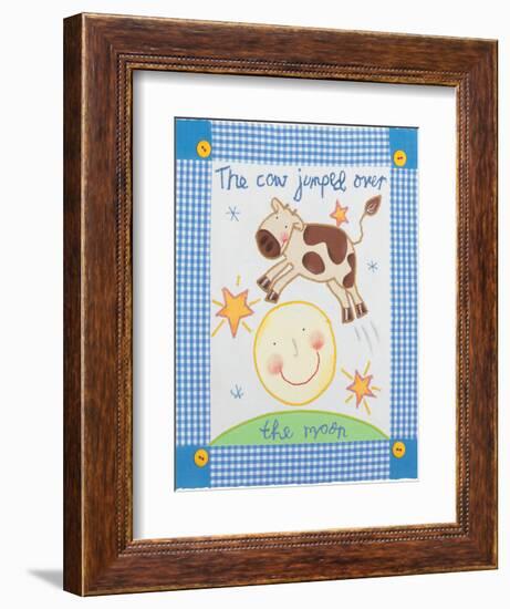 The Cow Jumped Over the Moon-Sophie Harding-Framed Art Print