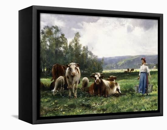 The Cow Pasture-Julien Dupre-Framed Premier Image Canvas