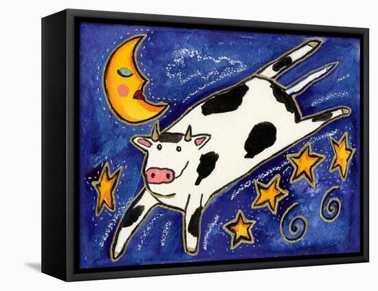 The Cow That Jumped over the Moon-Wyanne-Framed Premier Image Canvas