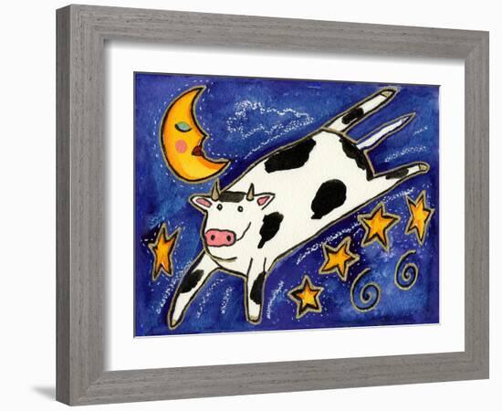 The Cow That Jumped over the Moon-Wyanne-Framed Giclee Print