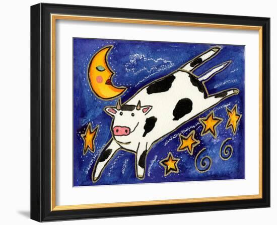 The Cow That Jumped over the Moon-Wyanne-Framed Giclee Print