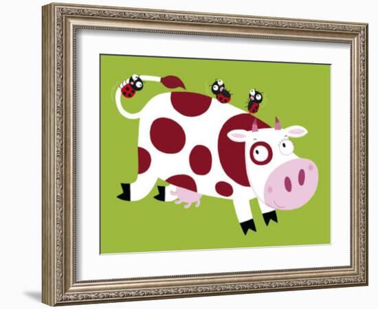 The Cow-Nathalie Choux-Framed Art Print