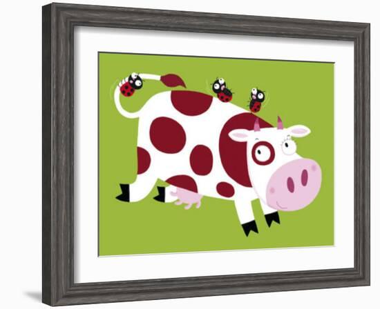 The Cow-Nathalie Choux-Framed Art Print