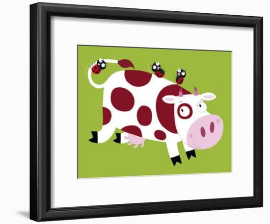 The Cow-Nathalie Choux-Framed Art Print