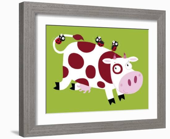 The Cow-Nathalie Choux-Framed Art Print