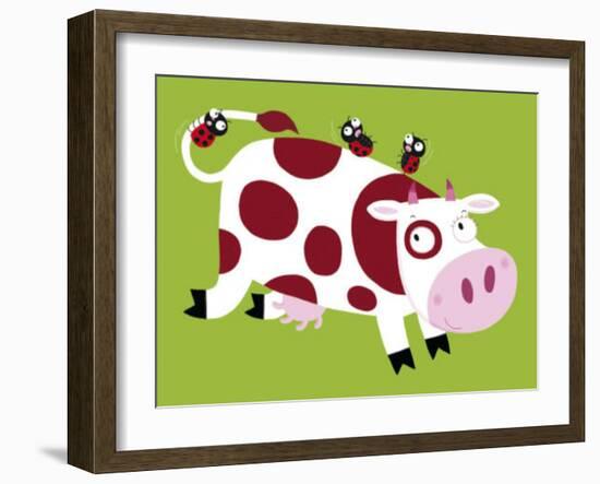 The Cow-Nathalie Choux-Framed Art Print