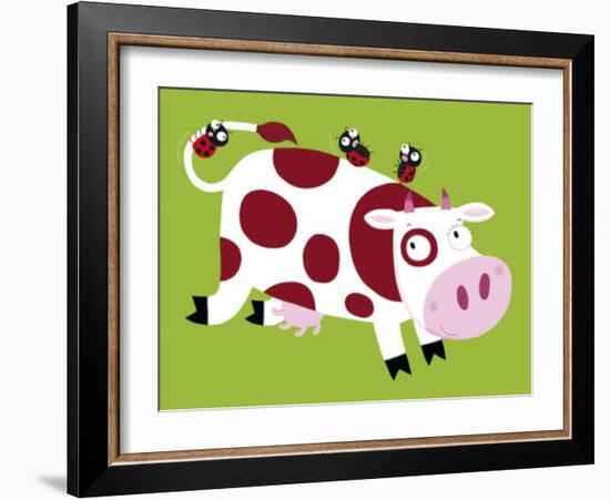 The Cow-Nathalie Choux-Framed Art Print