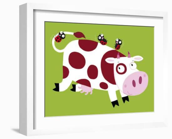 The Cow-Nathalie Choux-Framed Art Print