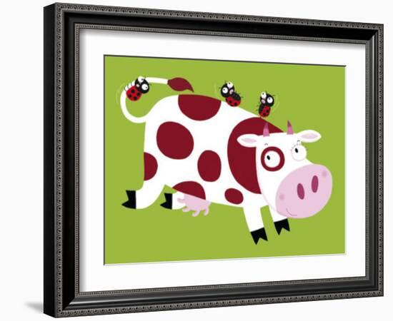 The Cow-Nathalie Choux-Framed Art Print