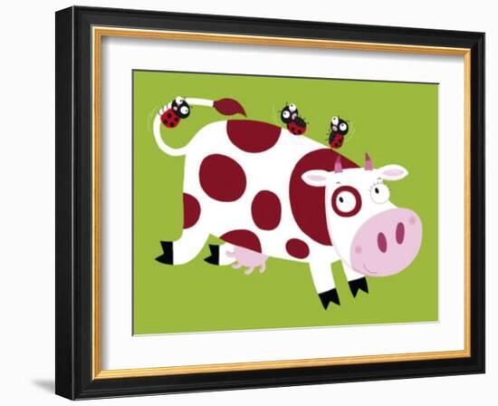 The Cow-Nathalie Choux-Framed Art Print