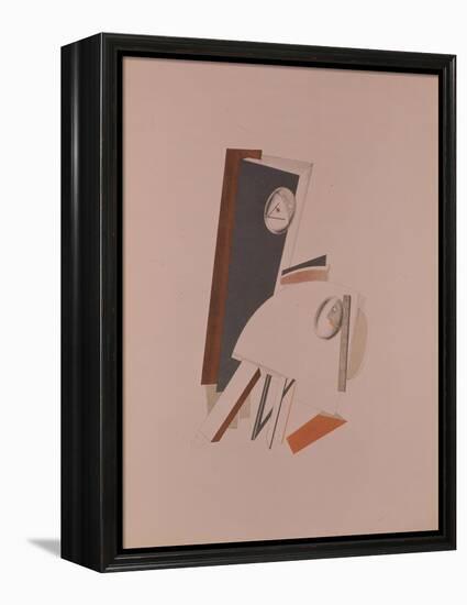 The Cowards. Figurine for the Opera Victory over the Sun by A. Kruchenych, 1920-1921-El Lissitzky-Framed Premier Image Canvas
