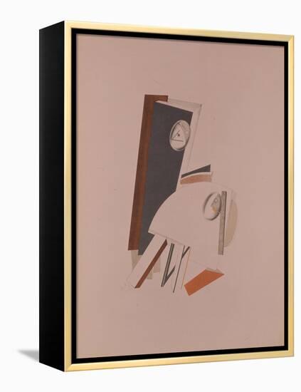 The Cowards. Figurine for the Opera Victory over the Sun by A. Kruchenych, 1920-1921-El Lissitzky-Framed Premier Image Canvas