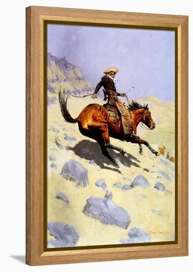 The Cowboy, 1902-Frederic Sackrider Remington-Framed Premier Image Canvas