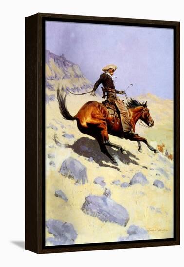 The Cowboy, 1902-Frederic Sackrider Remington-Framed Premier Image Canvas
