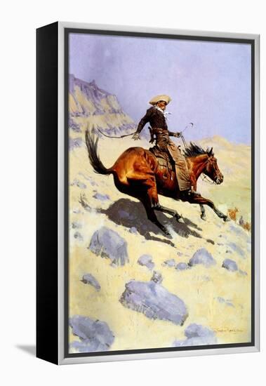 The Cowboy, 1902-Frederic Sackrider Remington-Framed Premier Image Canvas