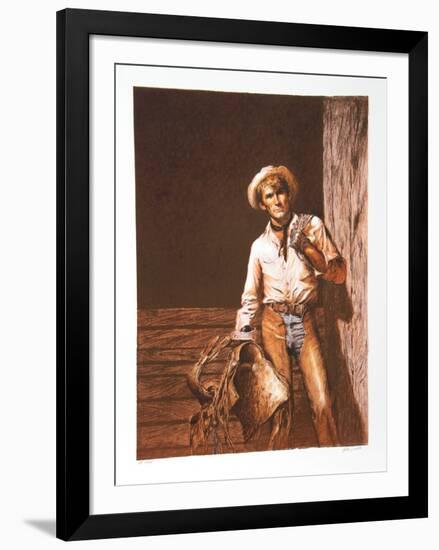 The Cowboy-John Duillo-Framed Collectable Print