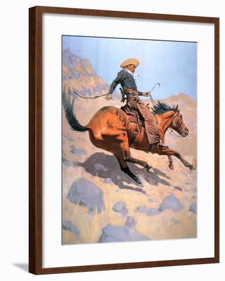 The Cowboy-Frederic Sackrider Remington-Framed Giclee Print