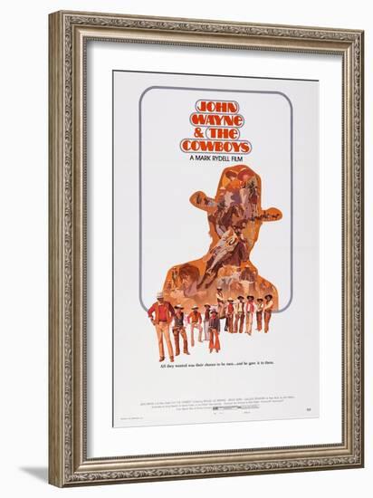 The Cowboys-null-Framed Premium Giclee Print