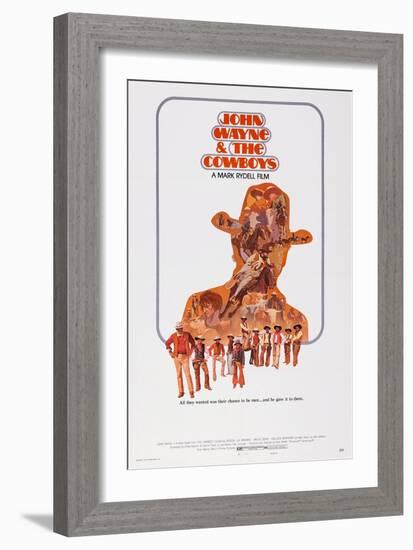 The Cowboys-null-Framed Premium Giclee Print