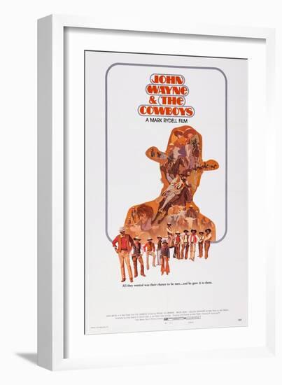 The Cowboys-null-Framed Premium Giclee Print