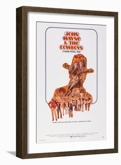 The Cowboys-null-Framed Art Print